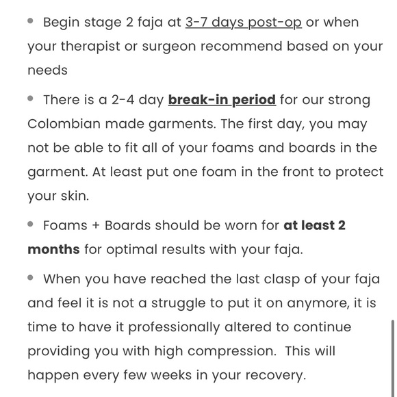 NWOT Stage 2 Compression Faja Postpartum Post Surgical Garment - Picture 6 of 10